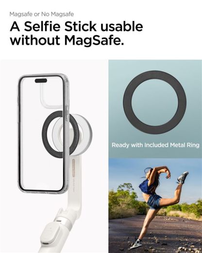 Монопод-штатив для телефона Spigen MagSafe Tripod Selfie Stick Dune Beige (AMP07657)