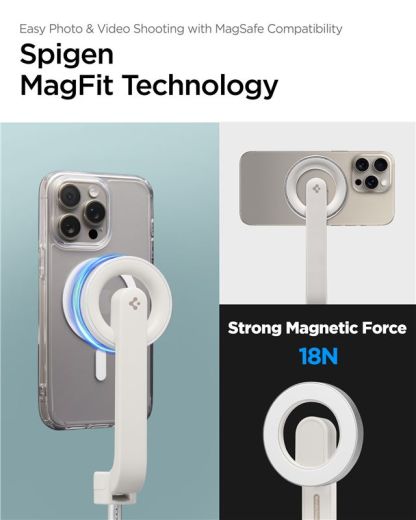 Монопод-штатив для телефона Spigen MagSafe Tripod Selfie Stick Dune Beige (AMP07657)