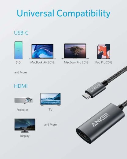 Адаптер Anker 310 USB-C Adapter (4K HDMI)