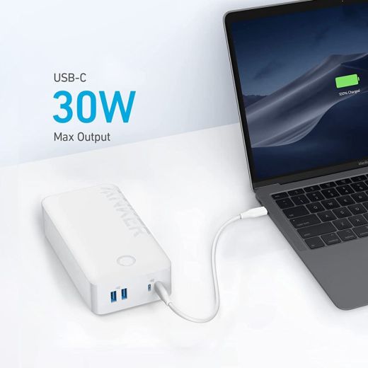 Повербанк Anker 347 Power Bank (PowerCore 40K) White