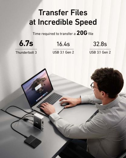 Док-станция Anker 577 Thunderbolt Docking Station (13-in-1, Thunderbolt 3)