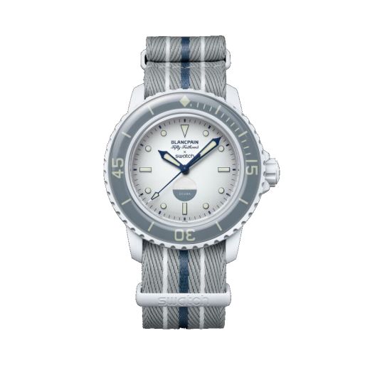 Годинник Blancpain X Swatch Bioceramic Scuba Fifty Fathoms Antarctic Ocean