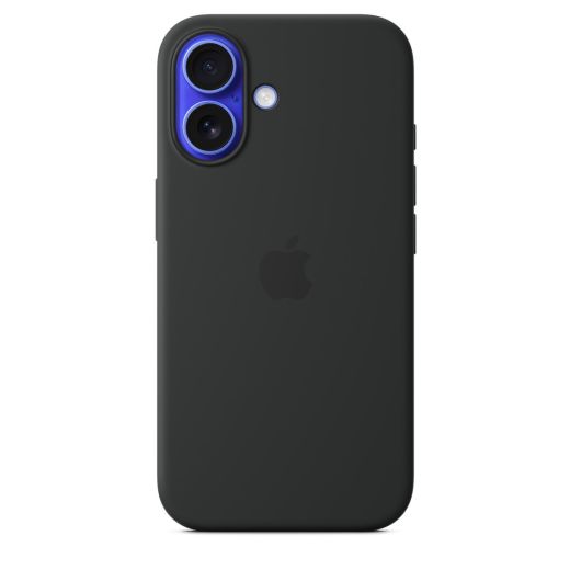 Оригінальний силіконовий чохол Apple Silicone Case with MagSafe Black для iPhone 16 (MYY13)
