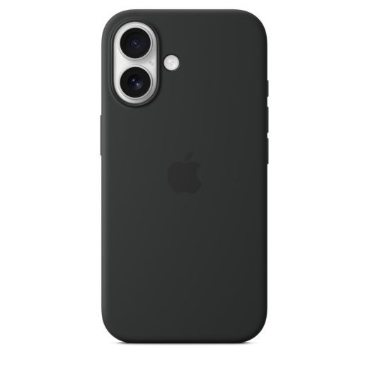Оригинальный силиконовый чехол Apple Silicone Case with MagSafe Black для iPhone 16 Plus (MYY93)