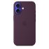 Оригинальный силиконовый чехол Apple Silicone Case with MagSafe Plum для iPhone 16 Plus (MYYD3) Оригинальный силиконовый чехол Apple Silicone Case with MagSafe Plum для iPhone 16 Plus (MYYD3)