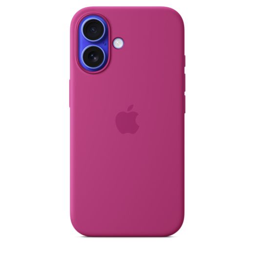Оригинальный силиконовый чехол Apple Silicone Case with MagSafe Fuchsia для iPhone 16 Plus (MYYE3)