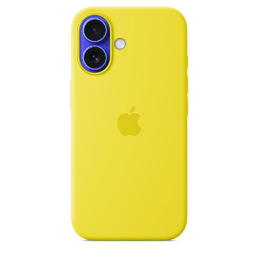 Оригінальний силіконовий чохол Apple Silicone Case with MagSafe Star Fruit для iPhone 16 (MYY73)