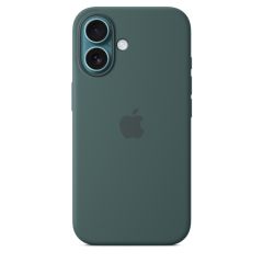 Оригинальный силиконовый чехол Apple Silicone Case with MagSafe Lake Greent для iPhone 16 (MYY83)