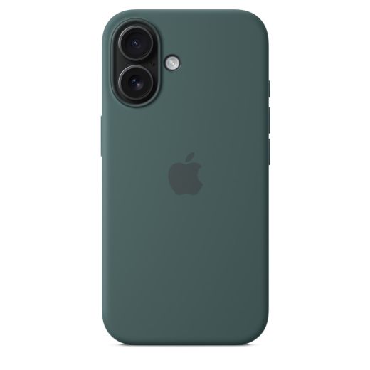 Оригінальний силіконовий чохол Apple Silicone Case with MagSafe Lake Greent для iPhone 16 (MYY83)