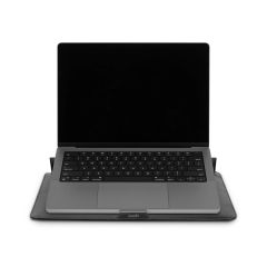 Чехол Moshi Muse 3-in-1 Slim Laptop Sleeve Jet Black для MacBook Pro 14" M1 | M2 | M3 | M4 (2021 | 2022 | 2023 | 2024) | MacBook Air 13" M4 | M3 | M2 (2025 | 2024 | 2022) (99MO034009)