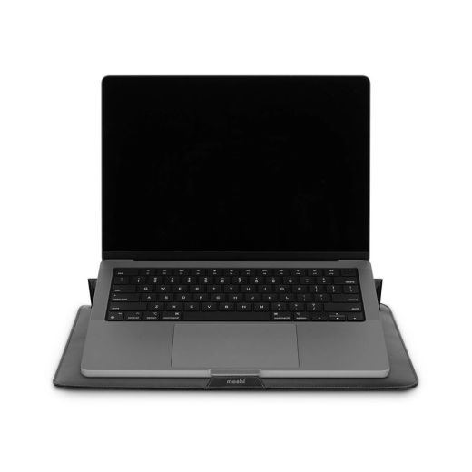 Чохол Moshi Muse 3-in-1 Slim Laptop Sleeve Jet Black для MacBook Pro 14" M1 | M2 | M3 | M4 (2021 | 2022 | 2023 | 2024) | MacBook Air 13" M4 | M3 | M2 (2025 | 2024 | 2022) (99MO034009)