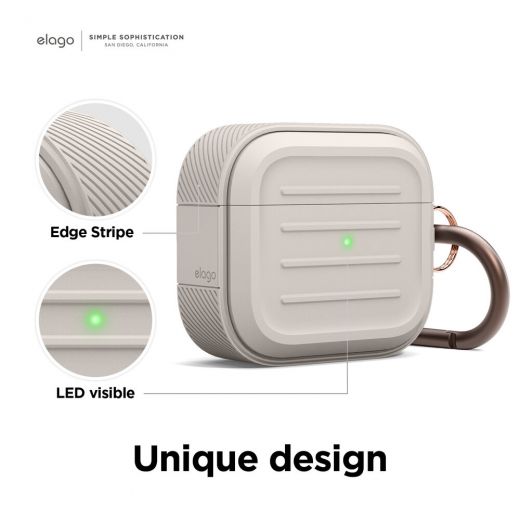 Силиконовый чехол Elago Armor Stone для AirPods 3 (AP3-ARMOR-ST)