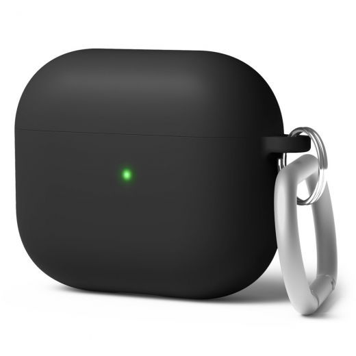 Силіконовий чохол Elago Liquid Hybrid Hang Black для AirPods 3 (AP3RH-HANG-BK)