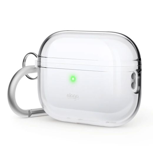 Чехол с карабином Elago Clear Hang Case Clear для AirPods Pro 2 поколение (EAPP2CL-HANG-CL)