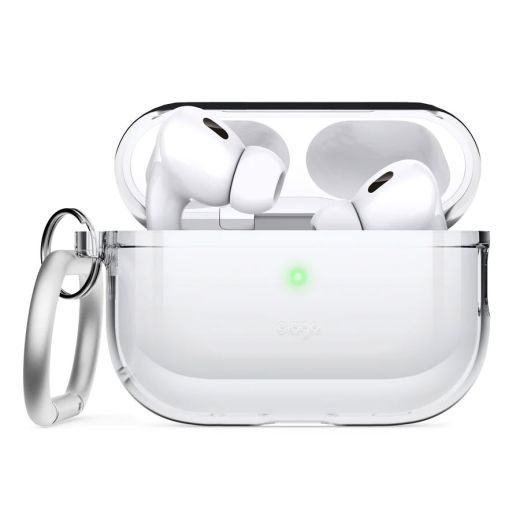 Чехол с карабином Elago Clear Hang Case Clear для AirPods Pro 2 поколение (EAPP2CL-HANG-CL)