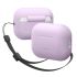 Силиконовый чехол Elago Silicone Base Case Lavender with Flat Strap для AirPods Pro 2 (APP2SC-BASIC-LV)