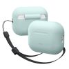 Силіконовий чохол Elago Silicone Base Case Light Blue with Flat Strap для AirPods Pro 2 (APP2SC-BASIC-LBL)