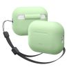 Силіконовий чохол Elago Silicone Base Case Pastel Green with Flat Strap для AirPods Pro 2 (APP2SC-BASIC-PGR)