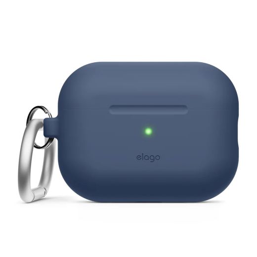 Силиконовый чехол Elago Silicone Hang Case Jean Indigo для AirPods Pro 2 (APP2SC-HANG-JIN, EAPP2SC-ORHA-JIN)