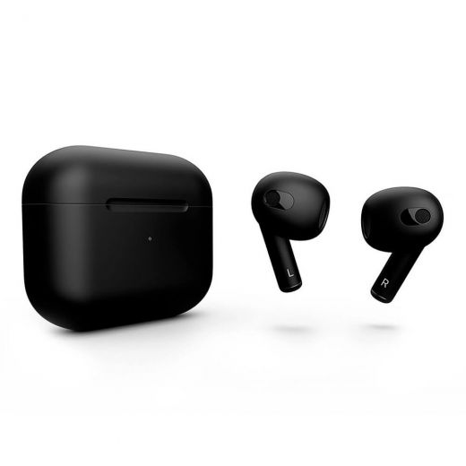 Беспроводные матовые наушники Apple AirPods 3 with Wireless Charging Case Black