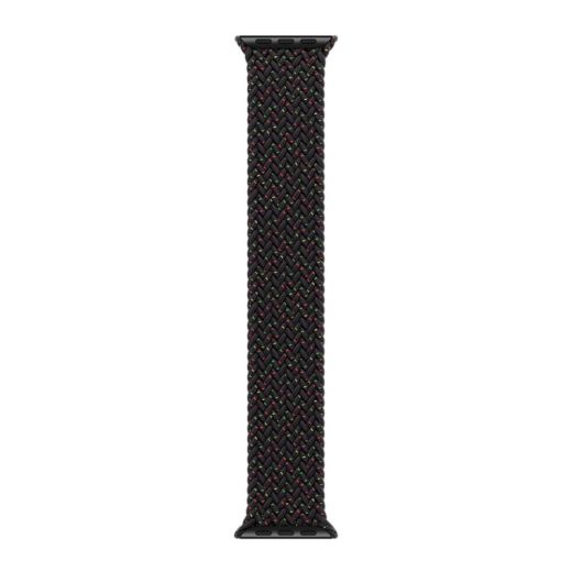 Оригінальний ремінець Apple Braided Solo Loop Black Unity Size 9 для Apple Watch 45mm | 44mm | 42mm (MMWQ3)