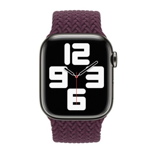 Оригинальный ремешок Apple Braided Solo Loop Dark Cherry Size 11 для Apple Watch 45 mm | 44 mm | 42 mm (ML653)