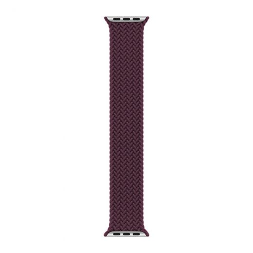Оригинальный ремешок Apple Braided Solo Loop Dark Cherry Size 7 для Apple Watch 45 mm | 44 mm | 42 mm (ML613)