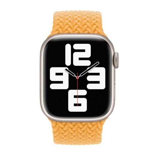 Оригінальний ремінець Apple Braided Solo Loop Maize Size 7 для Apple Watch 45 mm | 44 mm | 42 mm (ML5Q3)