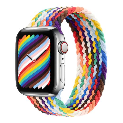 Плетений монобраслет Apple Braided Solo Loop Pride Edition Size 5 для Apple Watch 42mm | 41mm | 40mm | 38mm (MJX03) 