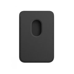 Оригинальный кожаный кошелек Apple Leather Wallet with MagSafe Black (MHLR3) для iPhone 12 | 13