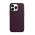 Чохол CasePro Leather Case with MagSafe Dark Cherry для iPhone 13 Pro