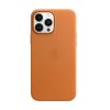 Оригінальний шкіряний чохол Apple Leather Case with MagSafe Golden Brown для iPhone 13 Pro Max (MM1L3)