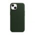 Чехол CasePro Leather Case with MagSafe Sequoia Green для iPhone 13 