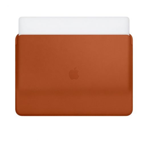 Кожаный чехол Apple Leather Sleeve Saddle Brown (MRQV2) для MacBook Pro 15" with Touch Bar