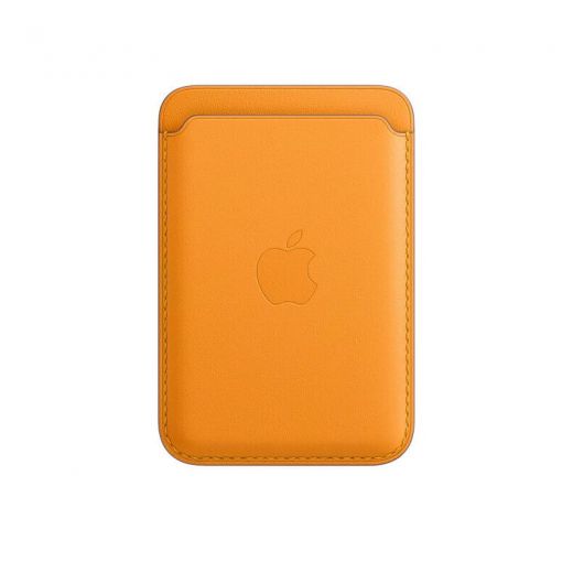 Чохол Apple Leather Wallet with MagSafe California Poppy (High copy) для iPhone