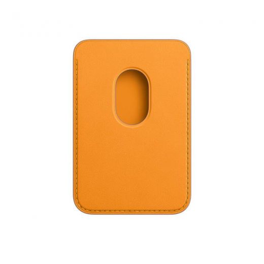 Чехол Apple Leather Wallet with MagSafe California Poppy (High copy) для iPhone