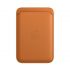 Шкіряний чохол-гаманець з локатором Apple Leather Wallet with MagSafe Golden Brown (MM0Q3) для iPhone 12 | 13 | 14