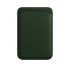 Кожаный чехол-кошелек с локатором Apple Leather Wallet with MagSafe Sequoia Green (MM0X3) для iPhone 12 | 13 | 14 Кожаный чехол-кошелек с локатором Apple Leather Wallet with MagSafe Sequoia Green (MM0X3) для iPhone 12 | 13 | 14