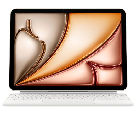 Чехол-клавиатура Apple Magic Keyboard White (US English) для iPad Air 11" M3 (2025) (MDFV4)