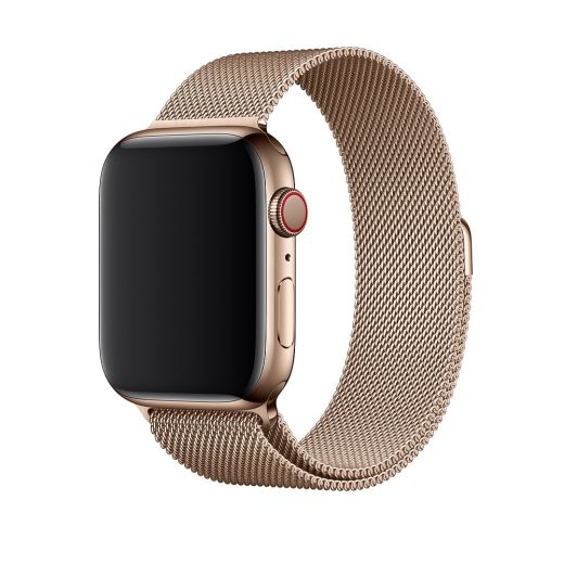 Оригинальный ремешок Apple Milanese Loop Gold для Apple Watch 49mm | 45mm | 44mm (MTJP3)