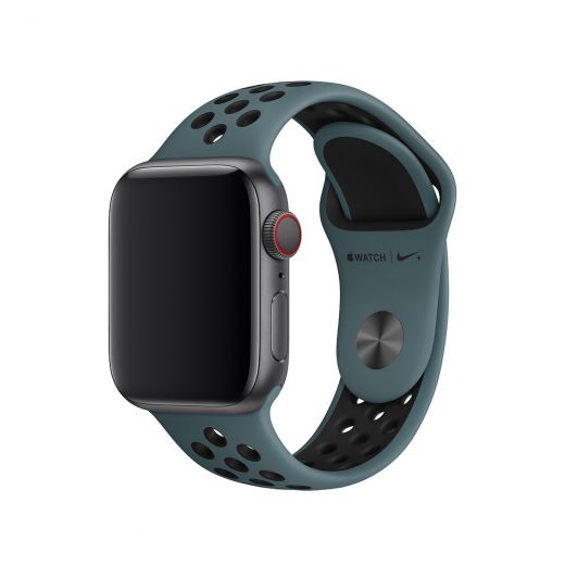 Ремешок Apple Nike Sport Band Celestial Teal/Black (MTMU2) для Apple Watch 38/40mm