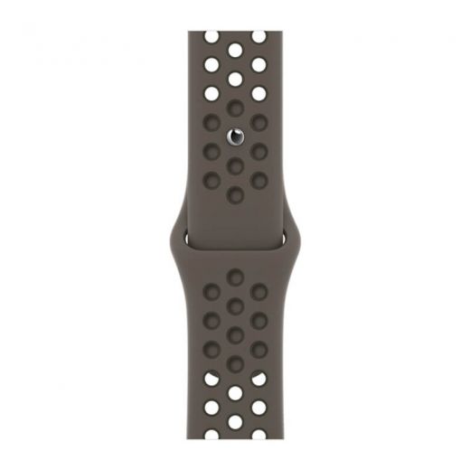 Оригинальный ремешок Apple Nike Sport Band Olive Gray | Cargo Khaki для Apple Watch 42mm | 41 mm| 40 mm| 38 mm (ML873)