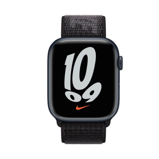 Ремешок CasePro Nike Sport Loop Black для Apple Watch 45mm | 44mm | 42mm