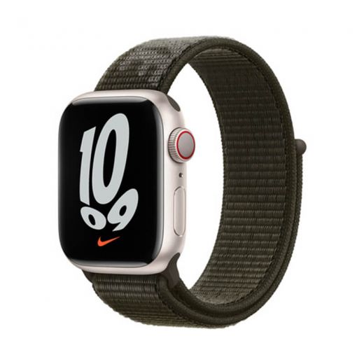 Ремінець CasePro Nike Sport Loop Cargo Khaki для Apple Watch 42mm | 41mm | 40mm | 38mm 