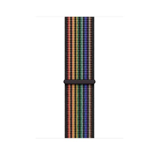 Оригинальный ремешок Apple Nike Sport Loop Pride Edition Black для Apple Watch 45mm | 44mm | 42mm (MN6N3)