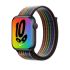 Оригинальный ремешок Apple Nike Sport Loop Pride Edition Black для Apple Watch 45mm | 44mm | 42mm (MN6N3)