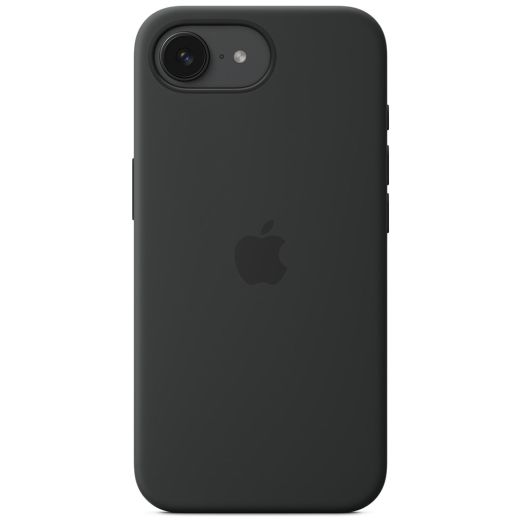 Оригінальний силіконовий чохол Apple Silicone Case Black для iPhone 16e (MD3N4)
