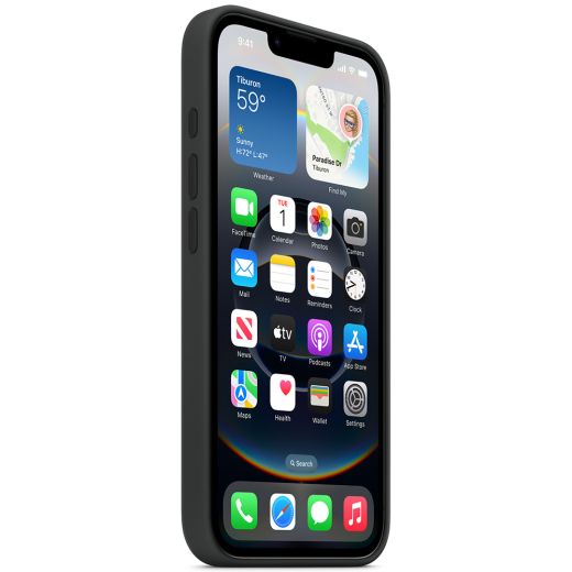 Оригінальний силіконовий чохол Apple Silicone Case Black для iPhone 16e (MD3N4)