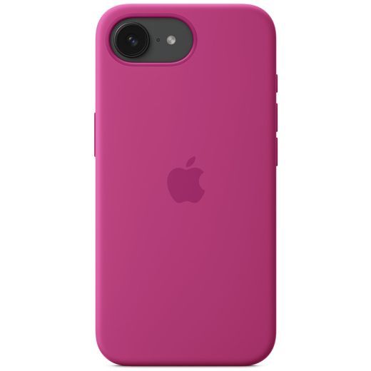 Оригінальний силіконовий чохол Apple Silicone Case Fuchsia для iPhone 16e (MD3W4)