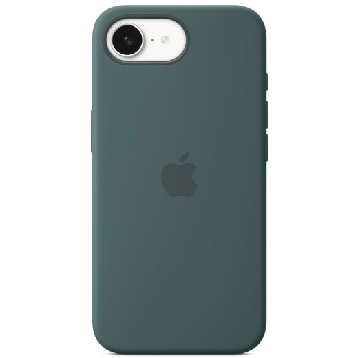 Оригінальний силіконовий чохол Apple Silicone Case Lake Green для iPhone 16e (MD3X4)